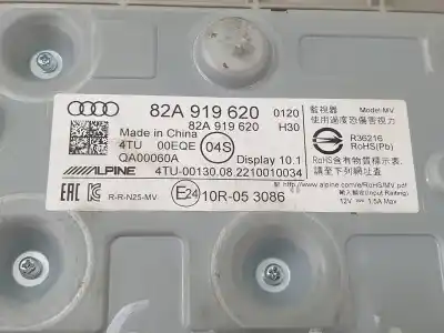 Автозапчасти б/у многофункциональный дисплей за audi a1 sportback (gba) 30 tfsi ссылки oem iam 82a919620  
