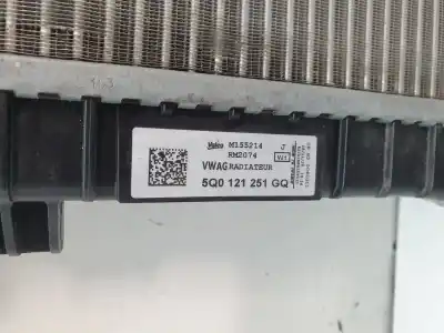 Автозапчасти б/у водяной радиатор за volkswagen t-roc (d11) style ссылки oem iam 5q0121251gq  