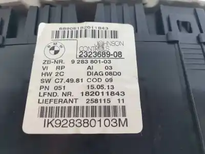 Peça sobressalente para automóvel em segunda mão quadrante por bmw 1 coupé (e82) 120 d referências oem iam 9283801  