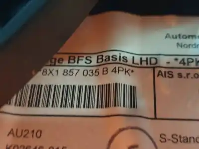 Peça sobressalente para automóvel em segunda mão porta luvas por audi a1 (8x) ambition referências oem iam 8x1857035b  