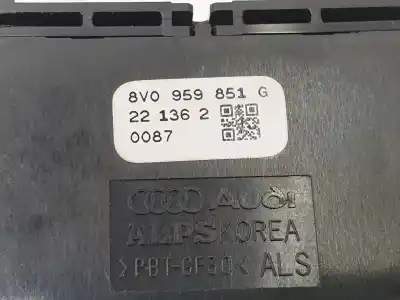 Second-hand car spare part left front power window switch for audi q2 (gag) 30 tdi básico oem iam references 8v0959851g  