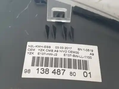 Peça sobressalente para automóvel em segunda mão quadrante por peugeot 208 active referências oem iam 9813848780  