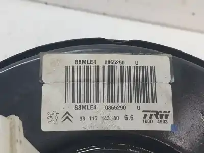 Peça sobressalente para automóvel em segunda mão servo freio por peugeot 208 active referências oem iam 9811514380  