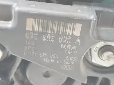 Pezzo di ricambio per auto di seconda mano alternatore per volkswagen golf vi (5k1) advance riferimenti oem iam 03c903023a  