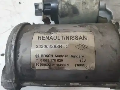 Peça sobressalente para automóvel em segunda mão motor de arranque por nissan note (e12) 1.5 dci referências oem iam 233004868r  