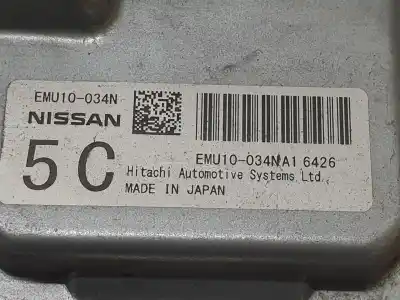 Peça sobressalente para automóvel em segunda mão módulo eletrônico por nissan note (e12) 1.5 dci referências oem iam emu10034n  
