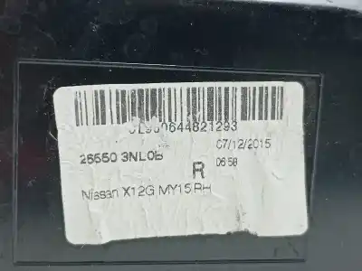 Second-hand car spare part right tailgate light for nissan leaf 2.zero oem iam references 265503nl0b  
