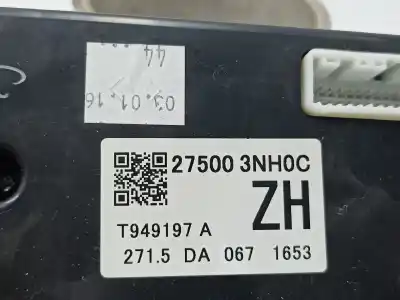 Peça sobressalente para automóvel em segunda mão comando de sofagem (chauffage / ar condicionado) por nissan leaf 2.zero referências oem iam 275003nh0c  