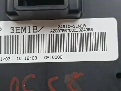 Second-hand car spare part dashboard for nissan leaf 2.zero oem iam references 248103em1b  