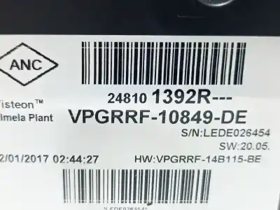 Second-hand car spare part dashboard for renault clio iv zen oem iam references 248101392r  