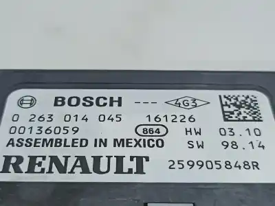 Second-hand car spare part electronic module for renault clio iv zen oem iam references 259905848r  