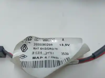 Автозапчасти б/у внутренний правый задний фонарь за renault clio iv zen ссылки oem iam 265508029r  