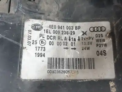 Pièce détachée automobile d'occasion feu gauche pour audi a8 (4e2) 3.0 v6 24v tdi références oem iam 4e0941003bp  