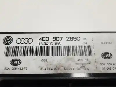 Автозапчастина б/у електронний модуль для audi a8 (4e2) 3.0 v6 24v tdi посилання на oem iam 4e0907289c  5dk00843276