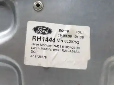 Автозапчастина б/у регулятор переднього правого скла для ford c-max (cb3) ghia посилання на oem iam 7m51r203a28bb  