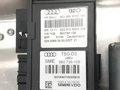 Pièce détachée automobile d'occasion commande de lève vitre arrière droit pour audi a8 (4e2) 3.0 v6 24v tdi références oem iam 4e0839850a  