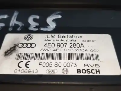 Pièce détachée automobile d'occasion module électronique pour audi a8 (4e2) 3.0 v6 24v tdi références oem iam 4e0907280a  4e0910280a