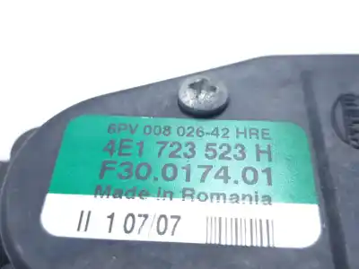 Second-hand car spare part accelerator pedal for audi a8 (4e2) 3.0 v6 24v tdi oem iam references 4e1723523h  