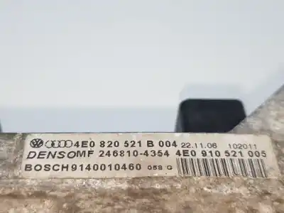 Автозапчастина б/у стійкість на нагревання для audi a8 (4e2) 3.0 v6 24v tdi посилання на oem iam 4e0820521b 9140010460 4e0910521005