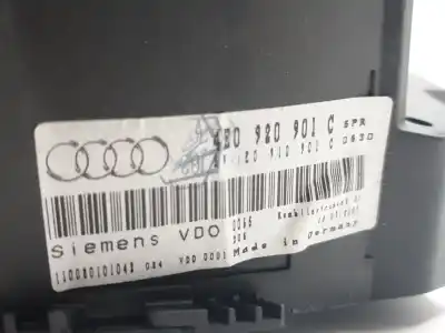 Pièce détachée automobile d'occasion compteur de vitesse tableau de bord pour audi a8 (4e2) 3.0 v6 24v tdi références oem iam 4e0920901c  