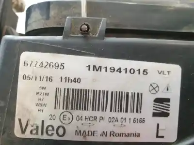 Автозапчастина б/у ліва фара для seat toledo (1m2) v5 посилання на oem iam 1m1941015  