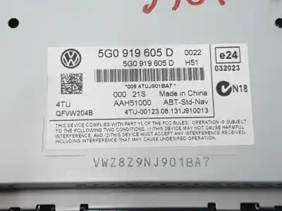 Pezzo di ricambio per auto di seconda mano  per VOLKSWAGEN GOLF VII LIM.  Riferimenti OEM IAM 5G0919605D  