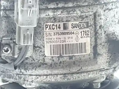Second-hand car spare part air conditioning compressor for renault megane iv fastback (b9a/m/n_) 1.5 dci 110 (b9a3) oem iam references 926003123r / 3753909504  
