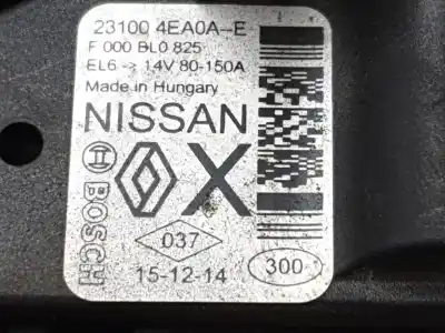 Автозапчастина б/у генератор для renault megane iv fastback (b9a/m/n_) 1.5 dci 110 (b9a3) посилання на oem iam 231004ea0a   Автозапчастина б/у генератор для renault megane iv fastback (b9a/m/n_) 1.5 dci 110 (b9a3) посилання на oem iam 231004ea0a