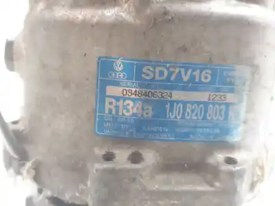 Second-hand car spare part air conditioning compressor for seat toledo ii (1m2) 1.6 16v oem iam references 1j0820803k  