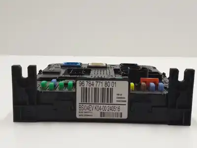 Second-hand car spare part fuse box unit for citroen jumpy furgón 2.0 hdi 125 oem iam references 9878477180  9878477180