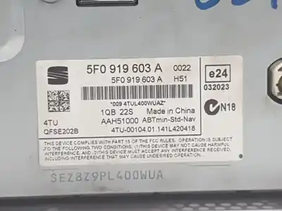 Автозапчасти б/у многофункциональный дисплей за seat leon (5f1) 1.6 tdi ссылки oem iam 5f0919603a  