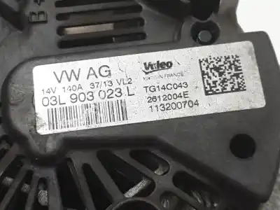 Автозапчастина б/у генератор для seat leon (5f1) 1.6 tdi посилання на oem iam 03l903023l  