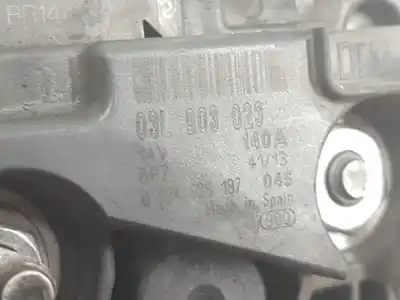 Second-hand car spare part alternator for skoda superb ii ranchera familiar (3t5) 2.0 tdi 16v 4x4 oem iam references 03l903023  0124525187