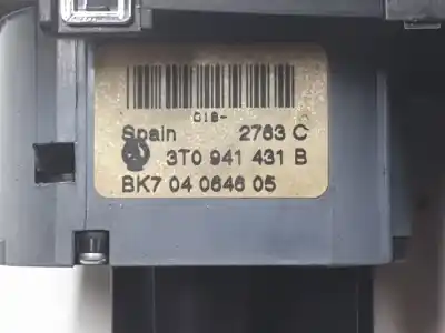 Second-hand car spare part headlights switch for skoda superb ii ranchera familiar (3t5) 2.0 tdi 16v 4x4 oem iam references 3t0941431b  3t0941431b