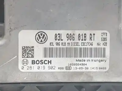 Pezzo di ricambio per auto di seconda mano centralina motore per skoda superb ii ranchera familiar (3t5) 2.0 tdi 16v 4x4 riferimenti oem iam 03l906018rt  0281019902