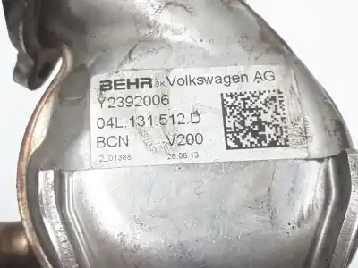 Автозапчастина б/у кулер egr для seat leon (5f1) 1.6 tdi посилання на oem iam 04l131512d  04l131512d