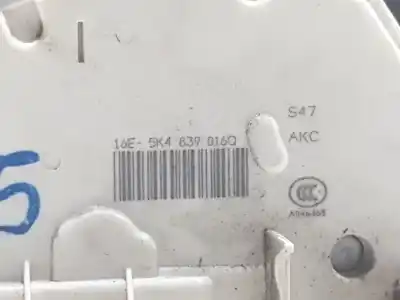 Автозапчасти б/у замок задней правой двери за seat leon (5f1) 1.6 tdi ссылки oem iam 5k4839016q  5k4839016q