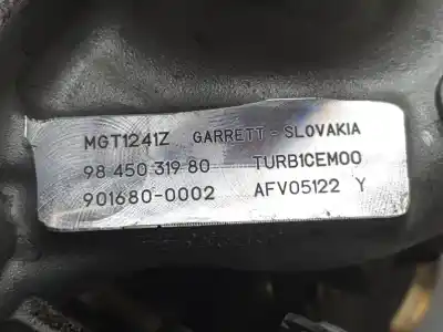 Автозапчасти б/у турбокомпенсатор за citroen c3 aircross ii (2r_, 2c_) 1.2 puretech 110 (2rhnzb, 2rhnzw, 2rhnpx, 2rhnpj) ссылки oem iam 9845031980  1654509180