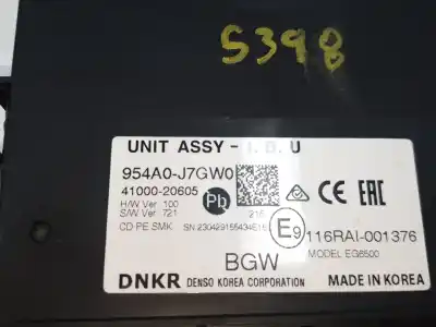 Pièce détachée automobile d'occasion module électronique pour kia xceed (cd) 1.5 t-gdi mhev références oem iam 954a0j7gw0  