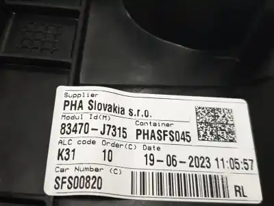 Автозапчастина б/у регулятор склона задній лівий для kia xceed (cd) 1.5 t-gdi mhev посилання на oem iam 83470j7315  
