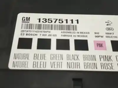 Second-hand car spare part electronic module for opel astra j (p10) 2.0 cdti (68) oem iam references 13575111  