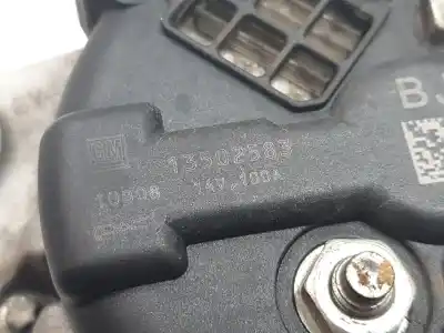 Second-hand car spare part alternator for opel astra j (p10) 2.0 cdti (68) oem iam references 13502583  