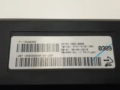 Second-hand car spare part electronic module for opel astra j (p10) 2.0 cdti (68) oem iam references 13340389  