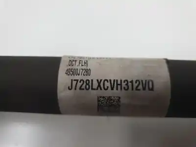 Pezzo di ricambio per auto di seconda mano trasmissione anteriore sinistra per kia xceed (cd) 1.5 t-gdi mhev riferimenti oem iam 49500j7280  