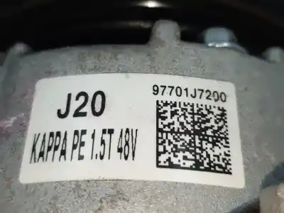 Pezzo di ricambio per auto di seconda mano compressore aria condizionata per kia xceed (cd) 1.5 t-gdi mhev riferimenti oem iam 97701j7200  