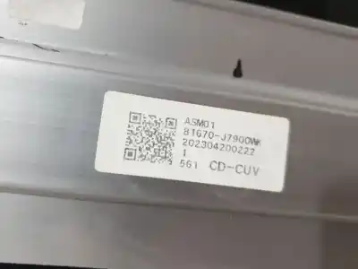 Pezzo di ricambio per auto di seconda mano tetto elettrico per kia xceed (cd) 1.5 t-gdi mhev riferimenti oem iam 81670j7900  