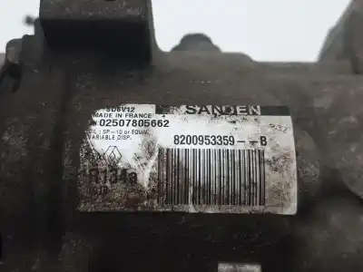 Pezzo di ricambio per auto di seconda mano compressore aria condizionata per renault kangoo express (fw0/1_) 1.5 dci 75 (fw07, fw10, fw04) riferimenti oem iam 8200953359b  