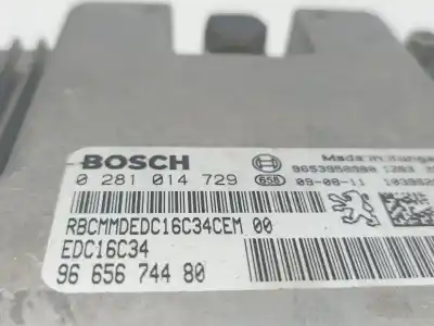Tweedehands auto-onderdeel ecu motorcontroller voor citroen c4 picasso i monospace (ud_) 1.6 hdi oem iam-referenties 9665674480  