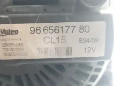 Peça sobressalente para automóvel em segunda mão alternador por citroen c4 picasso i monospace (ud_) 1.6 hdi referências oem iam 9665617780  