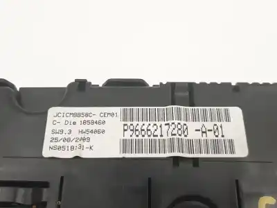 Peça sobressalente para automóvel em segunda mão quadrante por citroen c4 picasso i monospace (ud_) 1.6 hdi referências oem iam 9666217280  